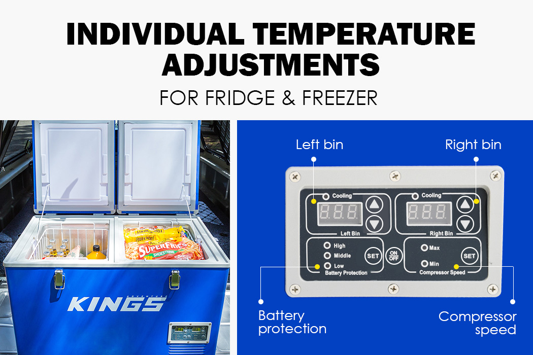 kings 70l fridge